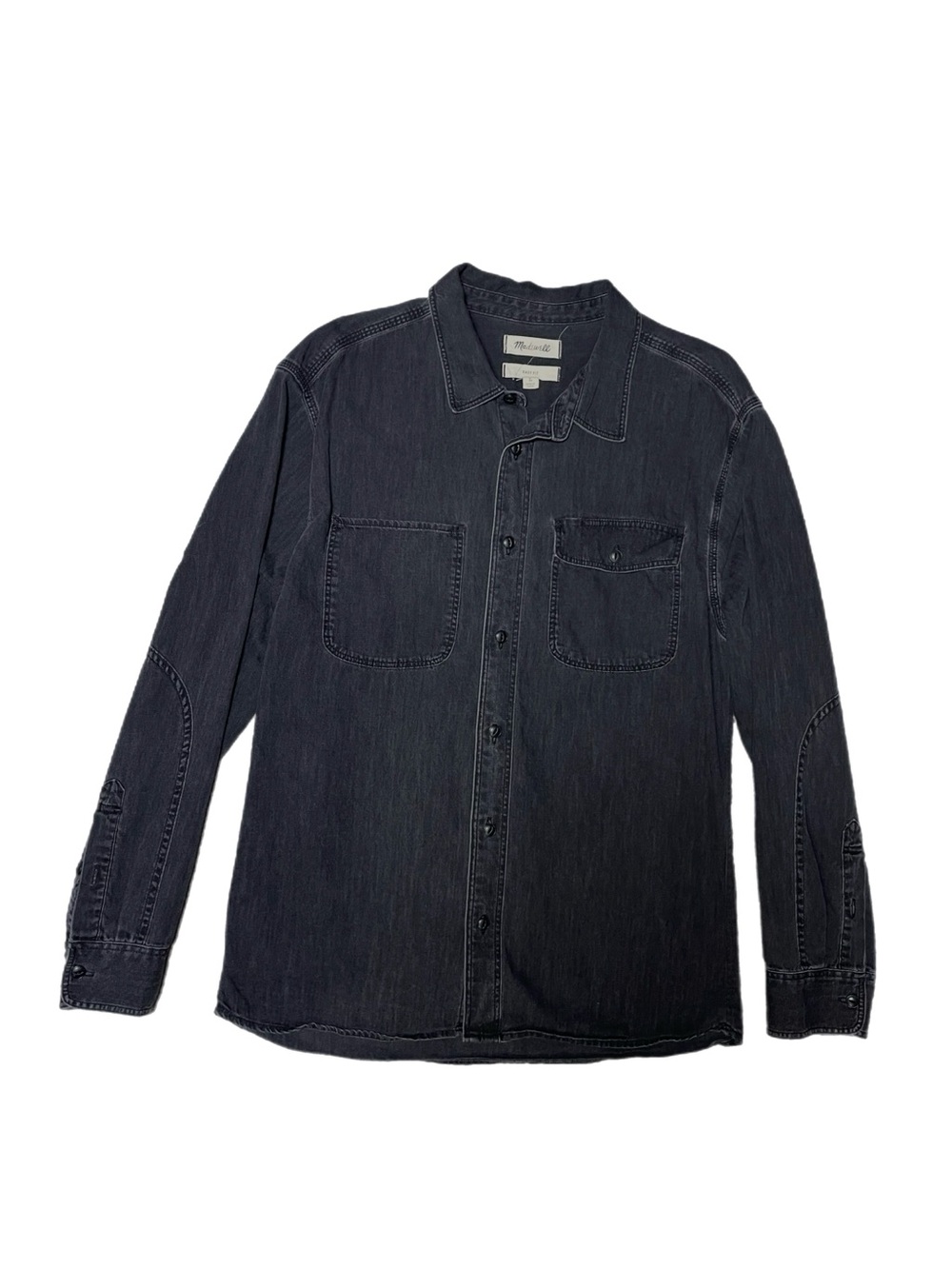 LIKE NEW! Men’s MADEWELL Black Button-Down Shirt